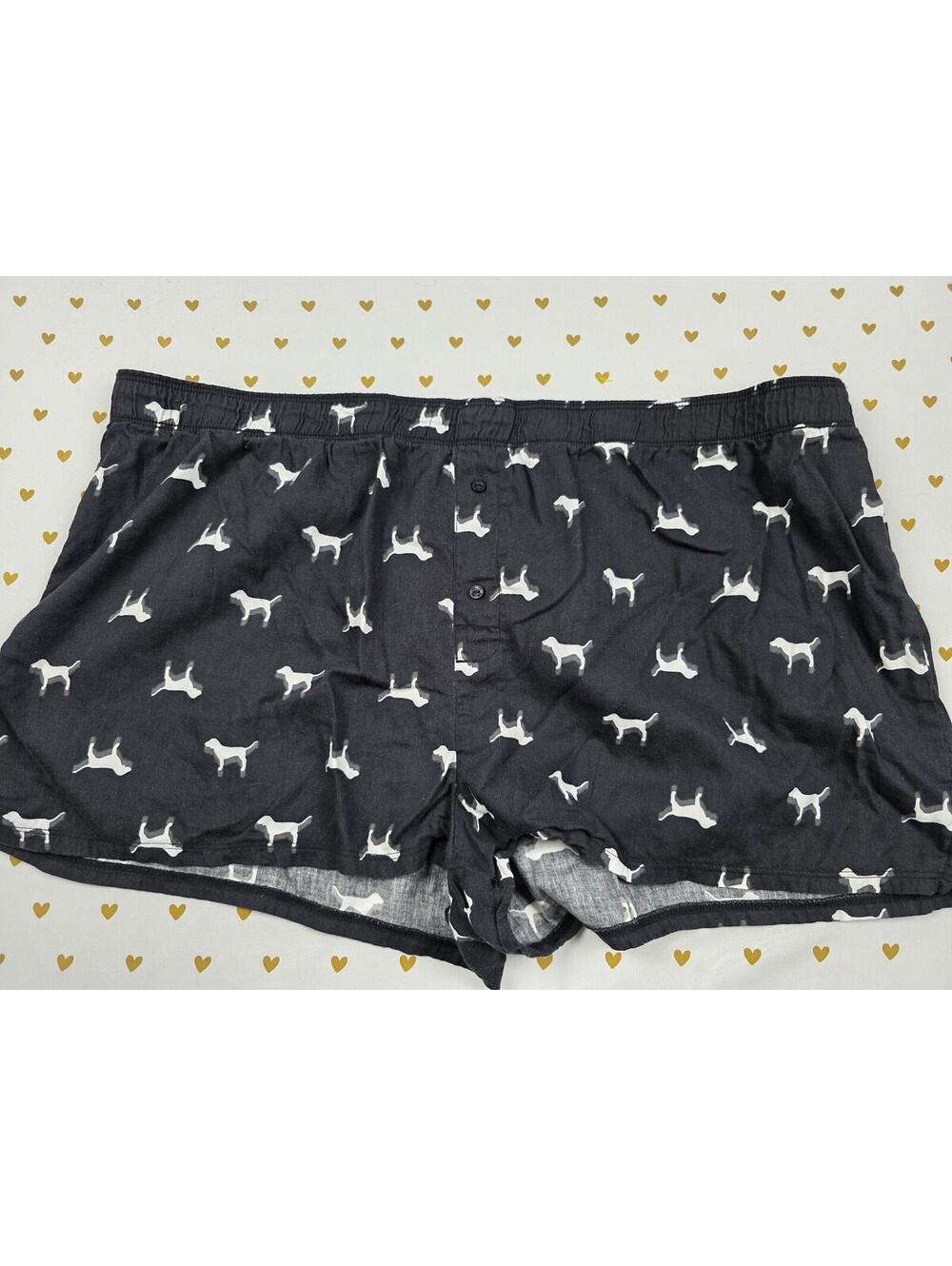 Victorias Secret PINK Dogs 2XL XXL Sleep Shorts Boxers Pajama Bottoms